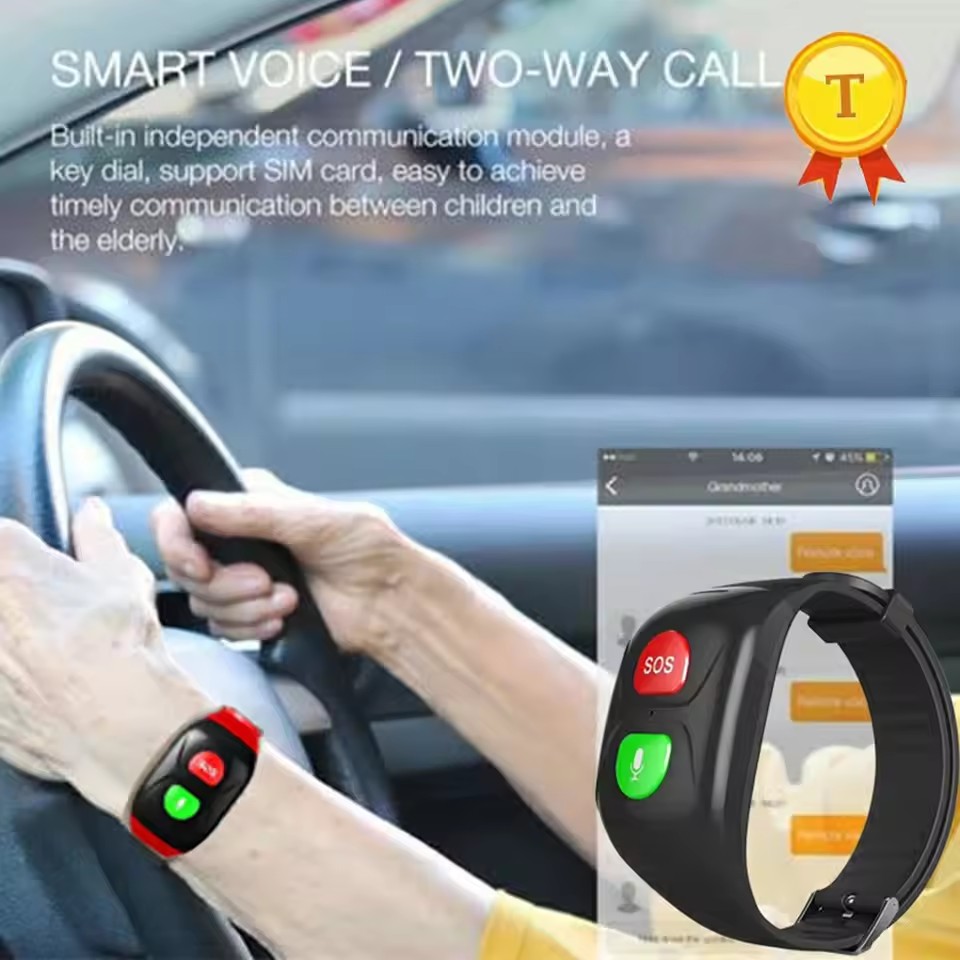 Fall Detection Watch - 4g idosos gps relógio gps rastreamento