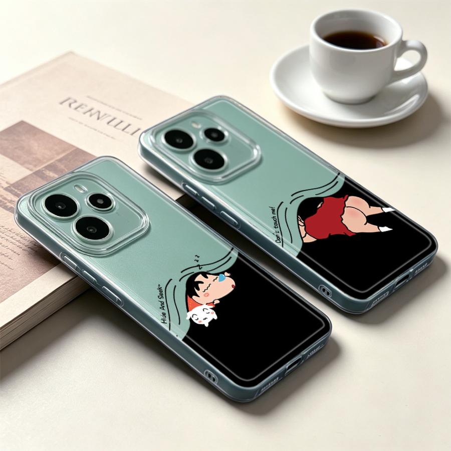 Xiaomi Redmi Note 14 - Capa de Telefone Macia do Cartoon