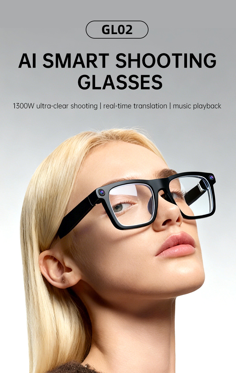 Óculos inteligentes GL02 com I - Smart Glasses Lens avaliação e preço