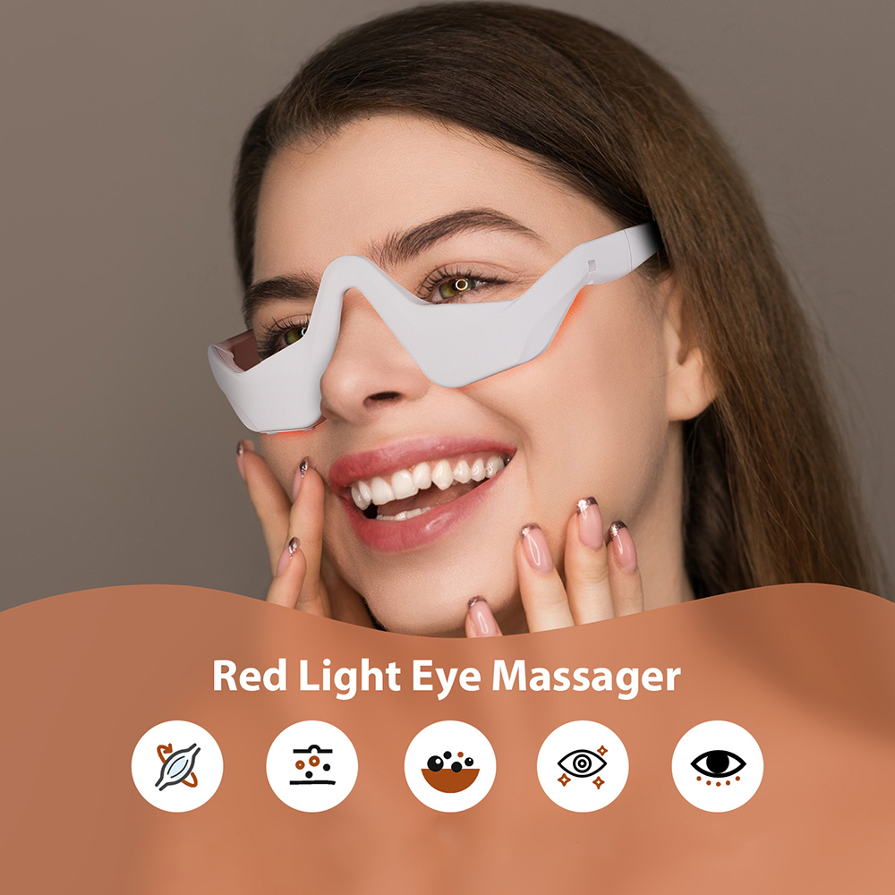 Massageador de Olhos 3D, Massa - Light Therapy Glasses avaliação e preço